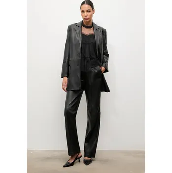 Pánské sako Kožené sako Answear.LAB černá barva WA25-MKD009 99X, vel. L