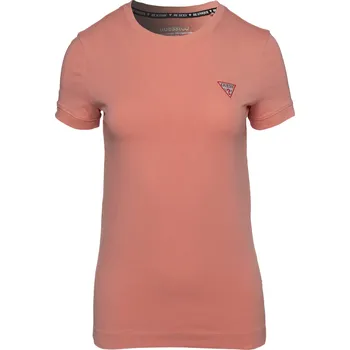 Dámské Tričko s krátkým rukávem GUESS SS CN MINI TRIANGLE TEE W2YI44J1314-G6S1 – Růžová S