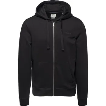 Pánská mikina Pánská Mikina GUESS BROOKS HOODIE TRUCK FLEECE M4RQ48KBK32-JBLK – Černá M