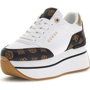 Dámská obuv Dámské Tenisky GUESS CAMRIO4 FLPCM4FAL12-WHIBR – Bílá 41