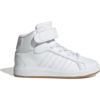 Dámské tenisky Dětské Vysoké tenisky ADIDAS GRAND COURT MID K JR0803 – Bílá 38 2/3