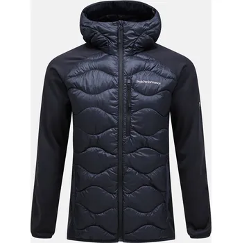 Pánská Prošívaná bunda PEAK PERFORMANCE M HELIUM DOWN HYBRID HOOD G79844020_050 – Černá M