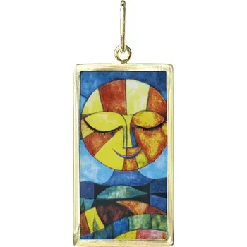 Přívěsek Aljančič Východ slunce Miniartion žluté zlato