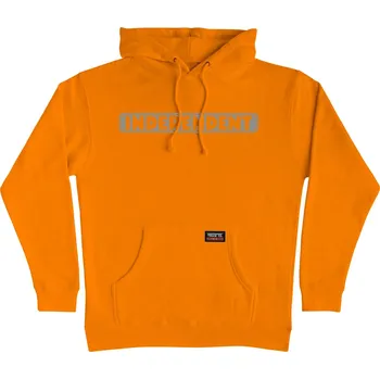 Pánská mikina INDEPENDENT mikina - Bar Logo Reflective P/O Hooded Heavyweight Sweatshirt Safety Orange (156886)