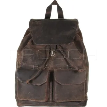 Městský batoh Kožený batoh Greenburry Revival 1929-22 tobacco