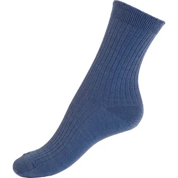 Dámské ponožky Dámské merino ponožky s beztlakovým lemem FRIDA SAFA - modré Velikost: 36-40