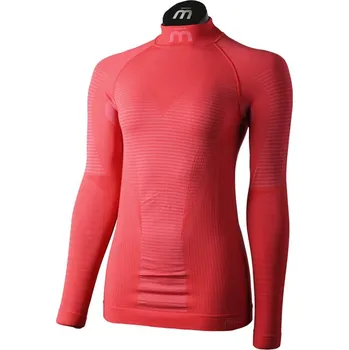 Dámské tričko Dámské funkční triko MICO MAGLIA LUPETTO M/L WOMAN WARM CONTROL, FRAGOLA M