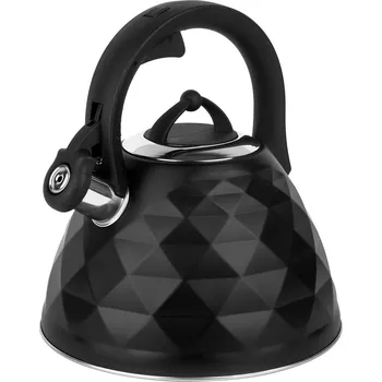 Konvice na čaj Konvice na plyn a indukci Tadar Crystal 3 l černý matný