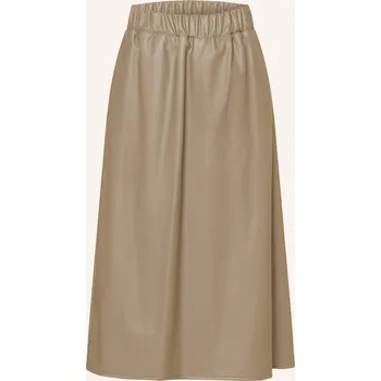 Dámská sukně Armani Exchange Dámská Sukně V Koženém Vzhledu, šedá, 40