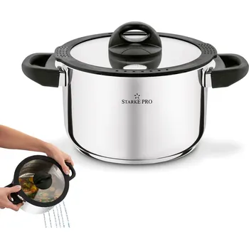 Hrnec Nerezový hrnec s poklicí Starke Pro Sante 2,7 l