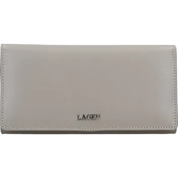 Dámská kožená peněženka LAGEN 50310 sv.šedá