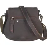 Kožená kabelka Greenburry Revival 1946-22 hnědá