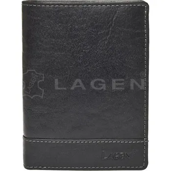 Peněženka Pánská kožená peněženka LAGEN V-26/T černá