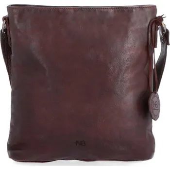 Kabelka Kožená kabelka Noelia Bolger NB2001 bordová