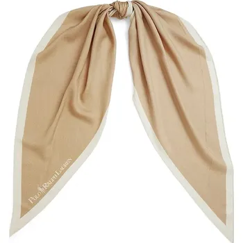 Šála Šála s příměsí vlny Polo Ralph Lauren béžová barva, s potiskem, 455981443 80X, vel. ONE SIZE