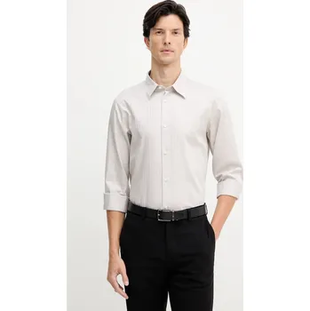 Pánská košile Bavlněná košile Armani Exchange XM001868.AF18836 béžová 01X, vel. XXL