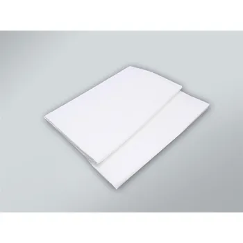 Prostěradlo Prostěradlo bavlna tkané bílé 140/230 cm