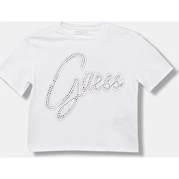 Chlapecké oblečení Dětské bavlněné tričko Guess J5BI24.KCNQ4.9BYA bílá 00X, vel. 125-135