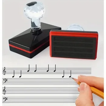 Velké razítko pro tisk notové osnovy