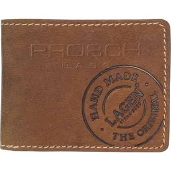 Peněženka Pánská kožená peněženka LAGEN 5097 hnědá