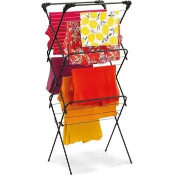 Sušák na prádlo Balkonový sušák Tadar Marry III 64 x 45 x 136 cm černý tříúrovňový