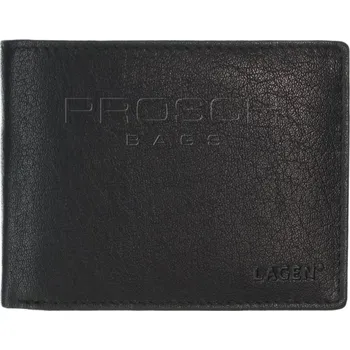 Peněženka Pánská kožená peněženka LAGEN V-73 černá