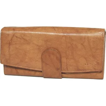 Peněženka Dámská kožená peněženka LAGEN 5152 koňaková