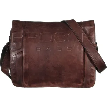 Kožená taška na notebook Greenburry 2912-22 Dk.Bro