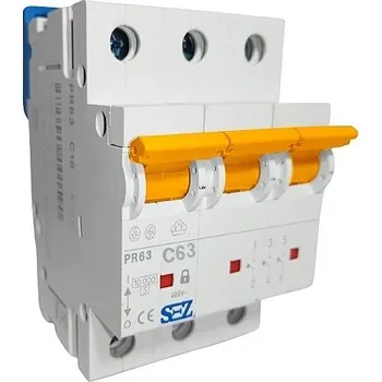 Jistič SEZ KR Jistič třípólový charakteristika C, 63 A, 10 kA