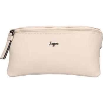 Outdoorové zavazadlo Dámská kožená ledvinka Lagen LG-028 béžová