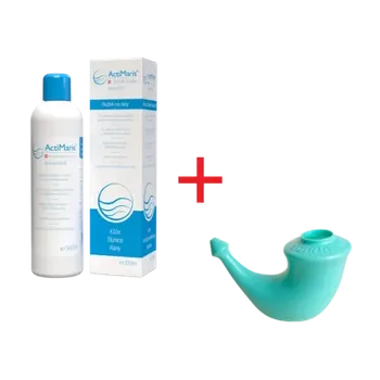 Bylinná léčivá mast ActiMaris Sensitiv roztok 300 ml + Rhino Horn Konvička na výplach nosu – pro děti