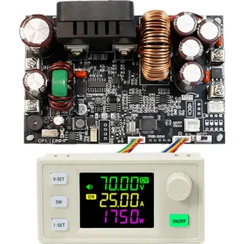 Měnič napětí CNC stabilizovaný napájecí zdroj s nastavitelným snížením napětí 0–70 V LCD displej Regulátor výkonu Vstup 12–85 V
