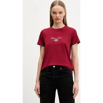 Pánská móda Tričko Guess Jeans W5BI09.J1314 červená 92X, vel. S