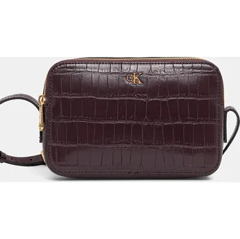 Kabelka Kabelka Calvin Klein LV04F3285G burgundské 93X, vel. ONE SIZE