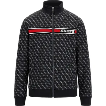 Pánská mikina Pánská Mikina GUESS KORBIN FULL ZIP TRACKSUIT Z2BQ06FL04Q-P9QC – Černá XL
