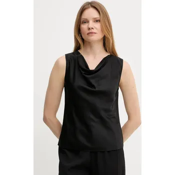 Dámská halenka Hedvábná halenka BOSS 50537652 černá 99X, vel. 40