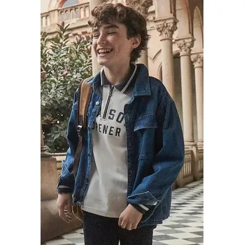 Chlapecká košile Dětská riflová košile Mayoral 7105.7A.Junior.9BYA modrá 95X, vel. 152