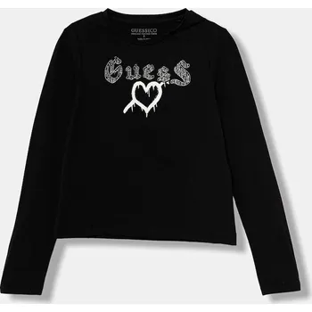 Chlapecké tričko Dětské tričko s dlouhým rukávem Guess J5BI09.J1314.9BYA černá 99X, vel. 158-166