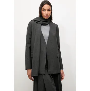 Dámské sako Sako Answear.LAB šedá barva, bez zapínání CK0801.TOS 90X, vel. S