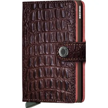 Peněženka Miniwallet Secrid Nile Brown
