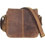 Kožená kabelka Greenburry 1724-25 hnědá