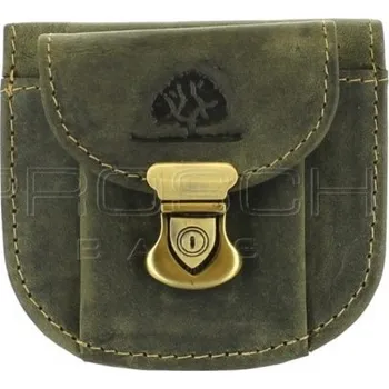 Peněženka Kožená mini peněženka Greenburry 333-30 olivová