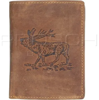 Peněženka Kožená peněženka Greenburry 1701-Stag-25 hnědá