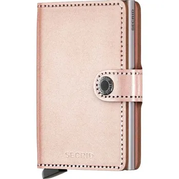 Peněženka Miniwallet Secrid Metallic Rose