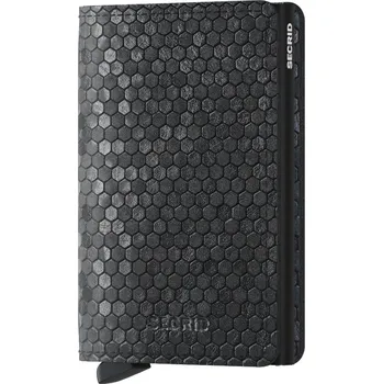 Peněženka Slimwallet Secrid Hexagon Black