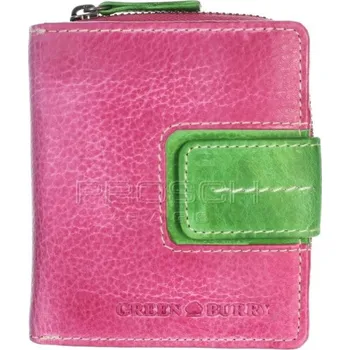 Peněženka Kožená peněženka Greenburry 863-77 Fuchsia/Forest