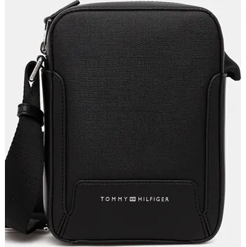 Kabelka Taštička Tommy Hilfiger černá barva, AM0AM13638 99X, vel. ONE SIZE