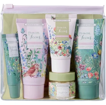 Kosmetická sada Heathcote & Ivory Flower of Focus Dárková sada péče o tělo, 5 ks