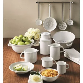 Hrnec Riess RIESS - Vysoký hrnec s poklicí 1,5l 16cm Klasik WEISS