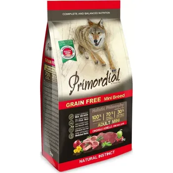 Krmivo pro psa Primordial GF Mini Adult Wild Boar & Lamb 2 kg